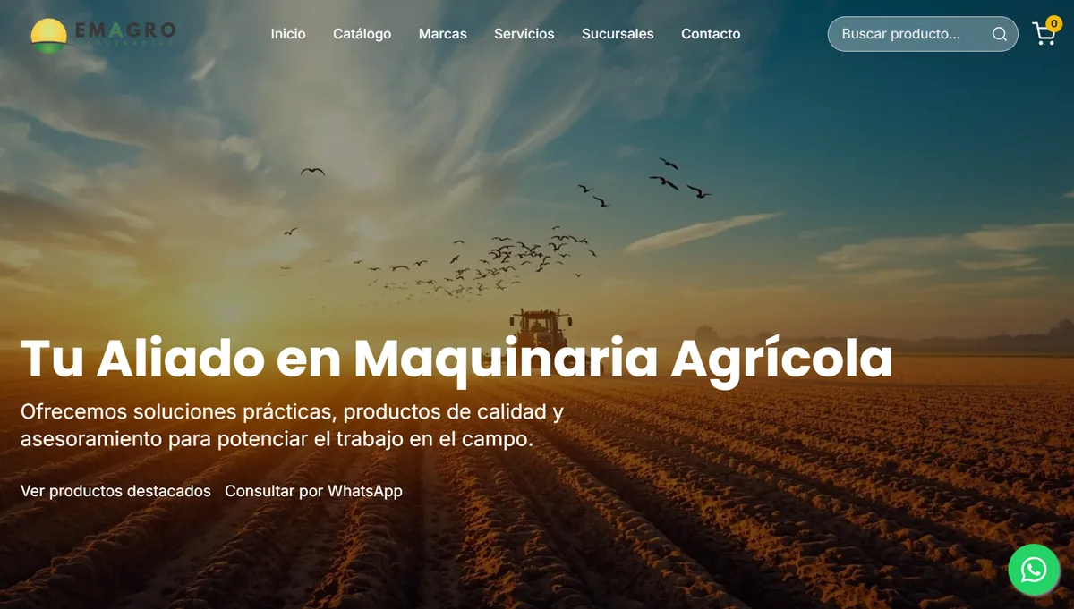 EMAGRO, soluciones en maquinaria agrícola y repuestos